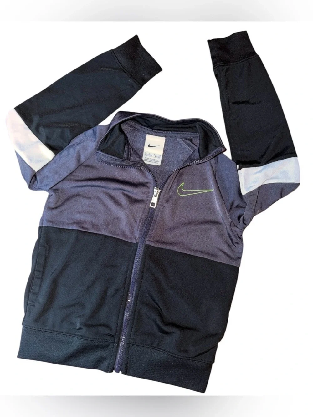 🔥 Nike Boys Fleece Dri-Fit Jogging Set Toddler Size 5 Track Jacket & Pants 🔥